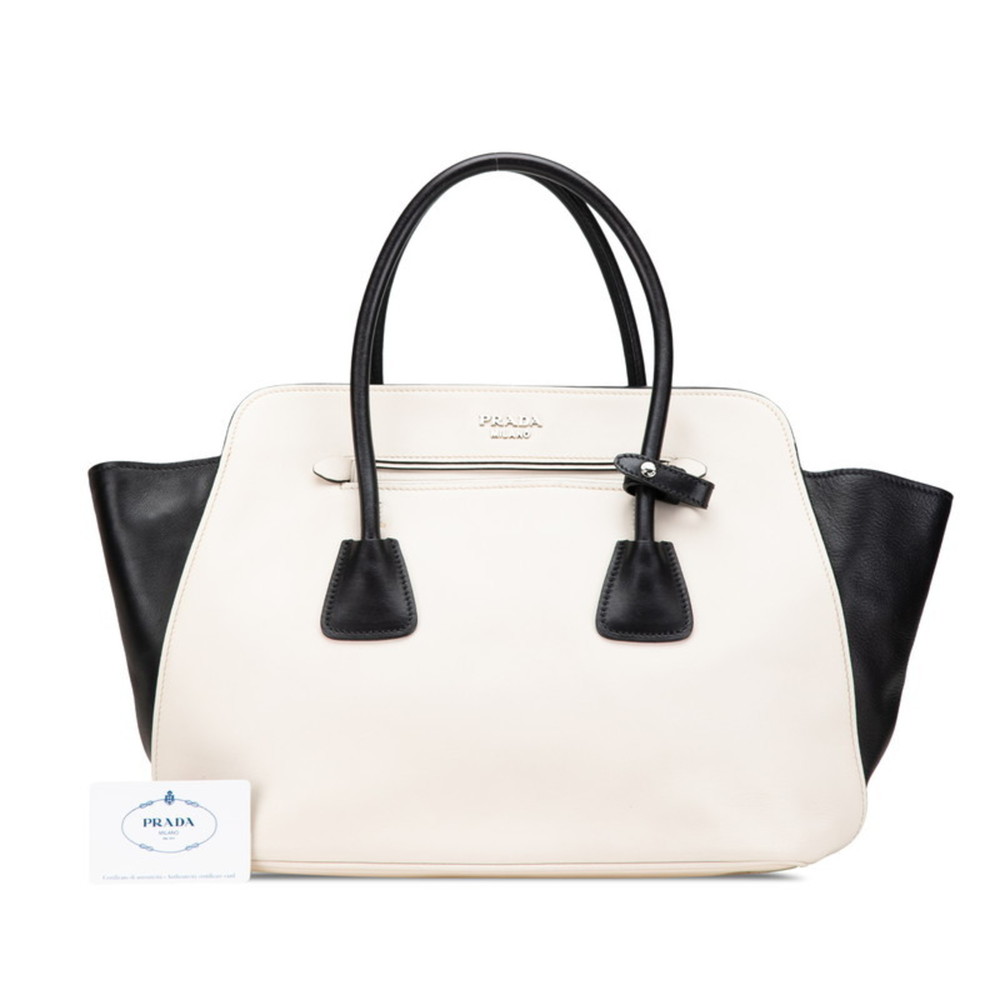 PRADA Black Leather Tote Bag - Picture 13 of 14